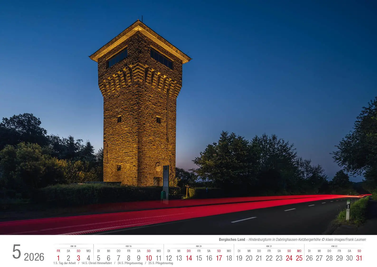 Bild: 9783965352636 | Wermelskirchen 2026 Bildkalender A3 Spiralbindung | Holger Klaes