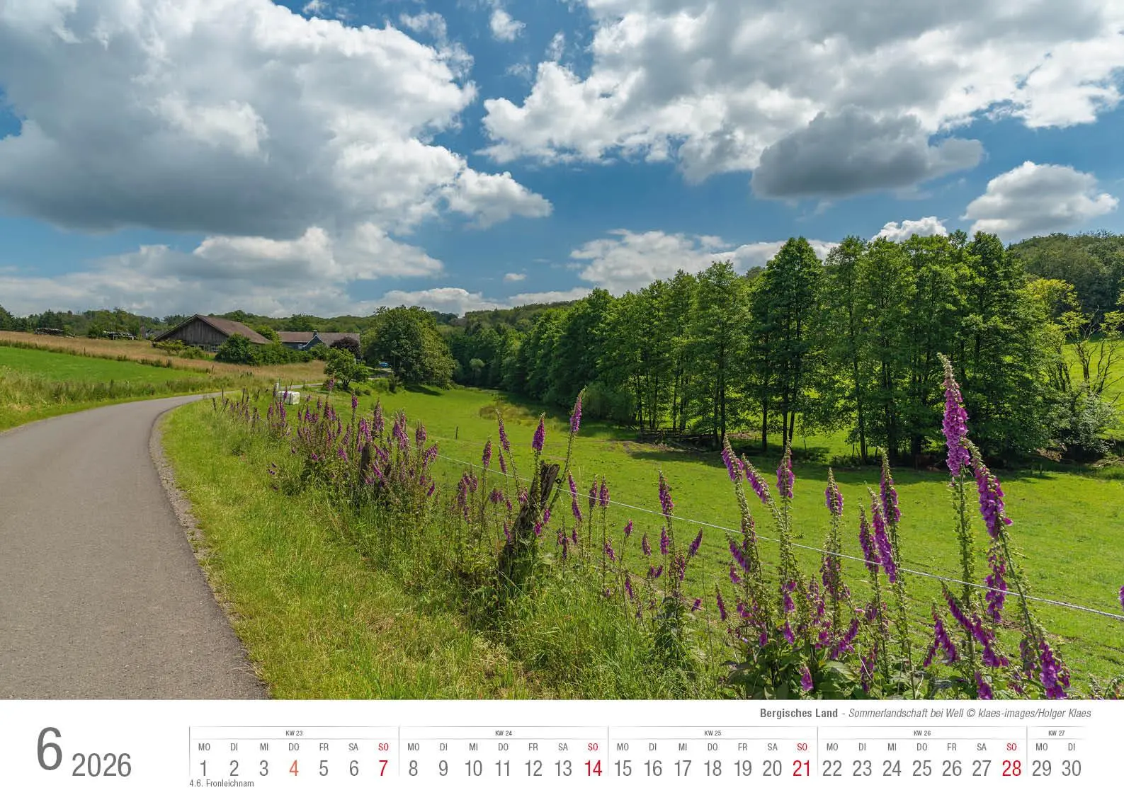 Bild: 9783965352636 | Wermelskirchen 2026 Bildkalender A3 Spiralbindung | Holger Klaes