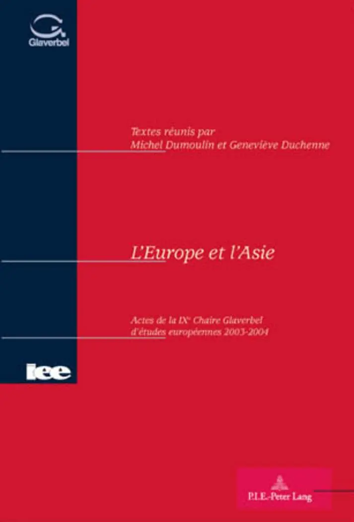 Cover: 9789052012636 | L'Europe et l'Asie | Geneviève Duchenne (u. a.) | Taschenbuch | 2004