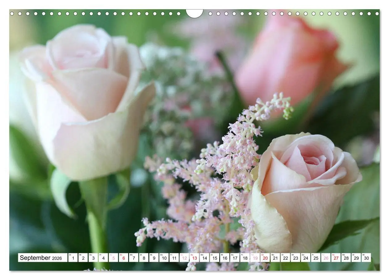 Bild: 9783457542736 | Blumenpracht - Blüten und Sträuße (Wandkalender 2026 DIN A3 quer),...