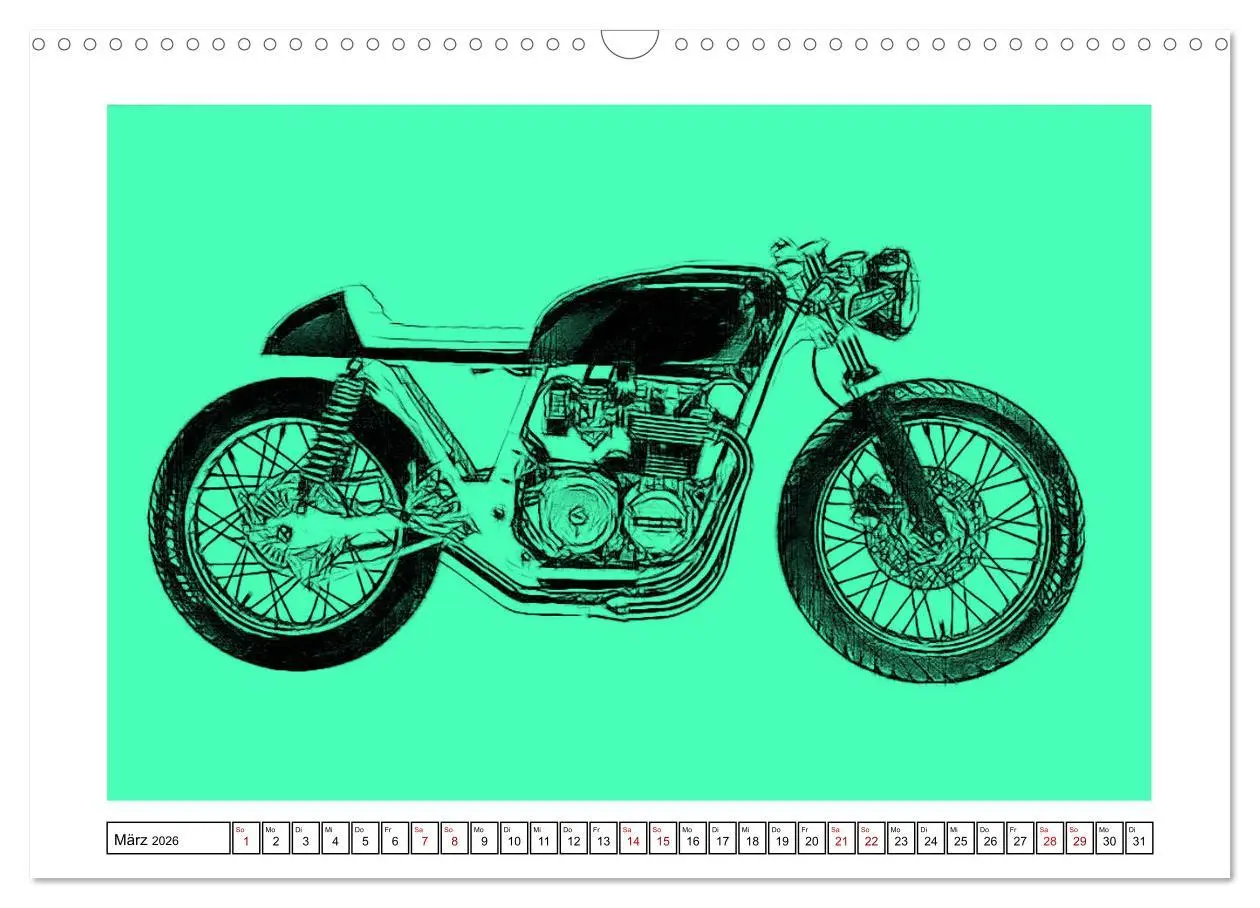 Bild: 9783457852736 | Motor Craft Motorräder (Wandkalender 2026 DIN A3 quer), CALVENDO...