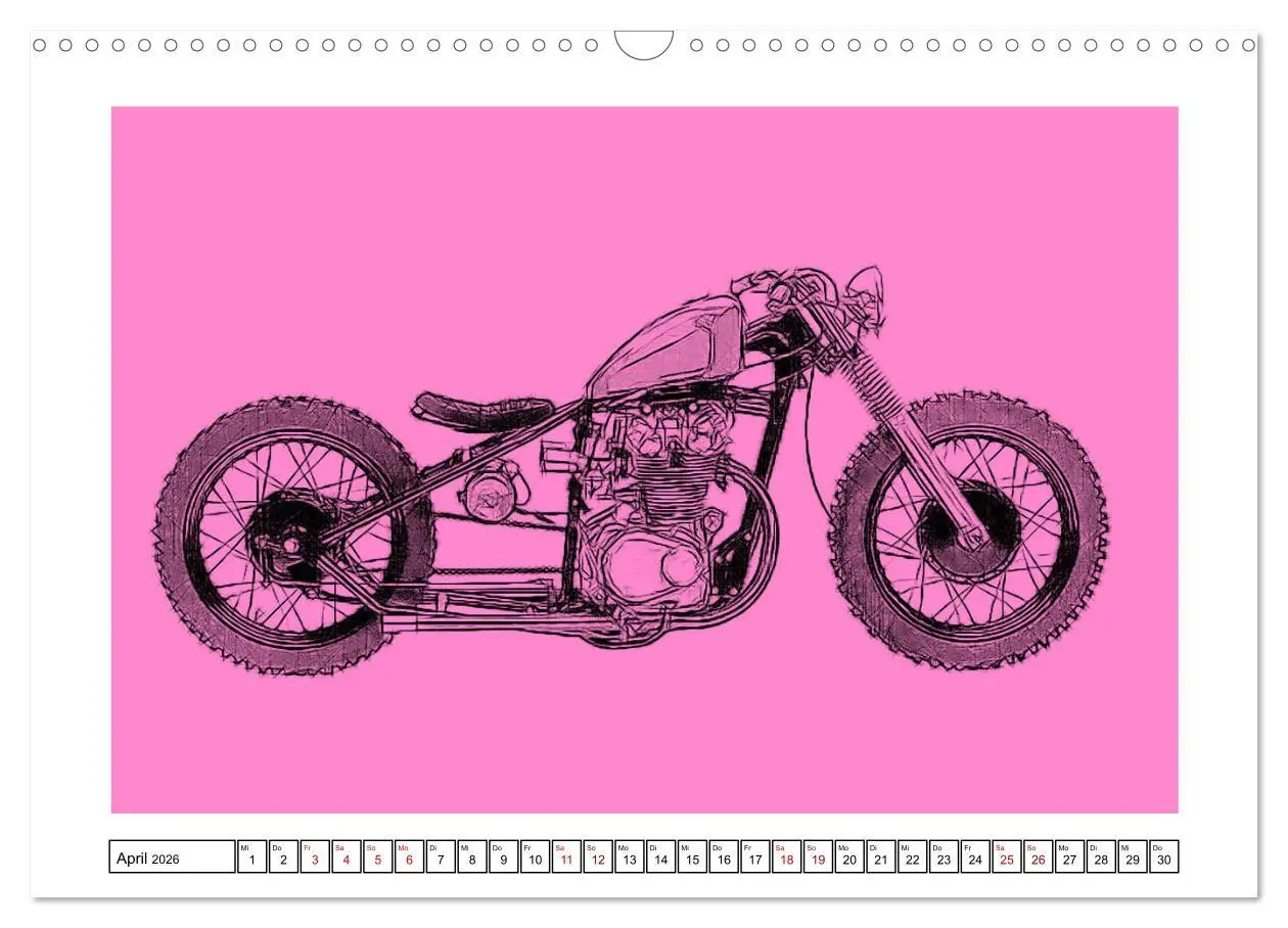 Bild: 9783457852736 | Motor Craft Motorräder (Wandkalender 2026 DIN A3 quer), CALVENDO...