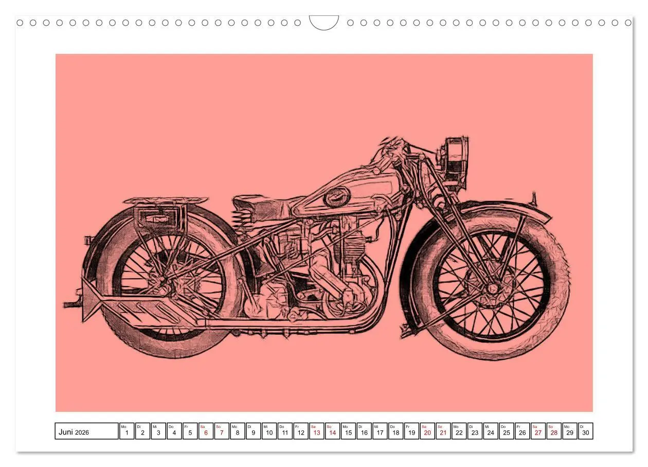 Bild: 9783457852736 | Motor Craft Motorräder (Wandkalender 2026 DIN A3 quer), CALVENDO...