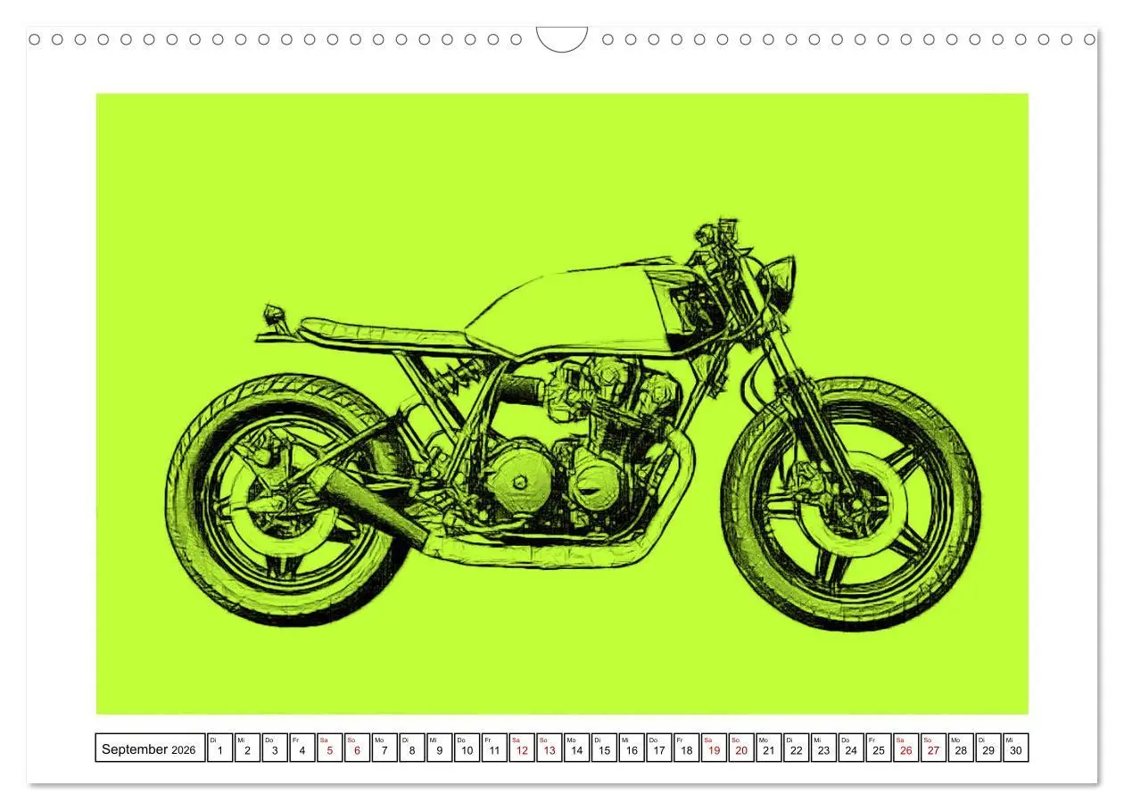 Bild: 9783457852736 | Motor Craft Motorräder (Wandkalender 2026 DIN A3 quer), CALVENDO...