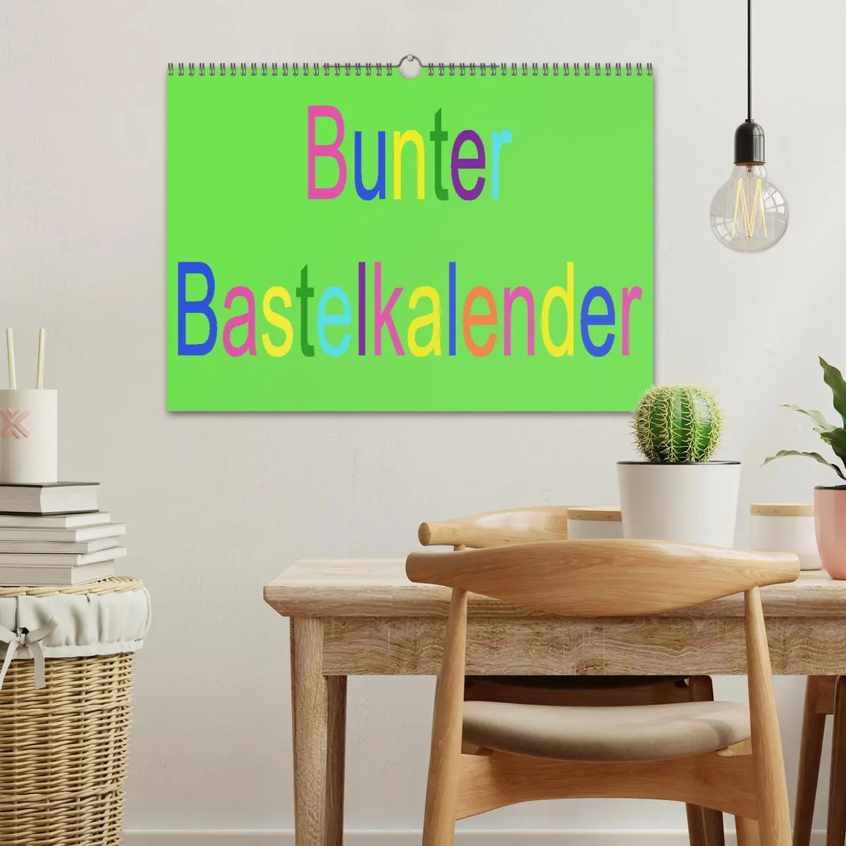 Bild: 9783516012736 | Bunter Bastelkalender (Wandkalender 2026 DIN A3 quer), CALVENDO...