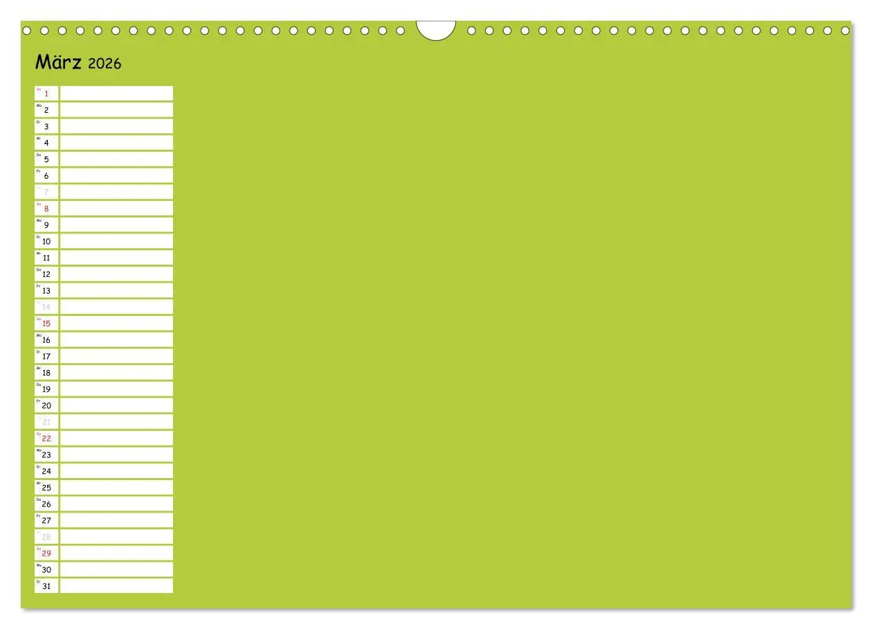 Bild: 9783516012736 | Bunter Bastelkalender (Wandkalender 2026 DIN A3 quer), CALVENDO...