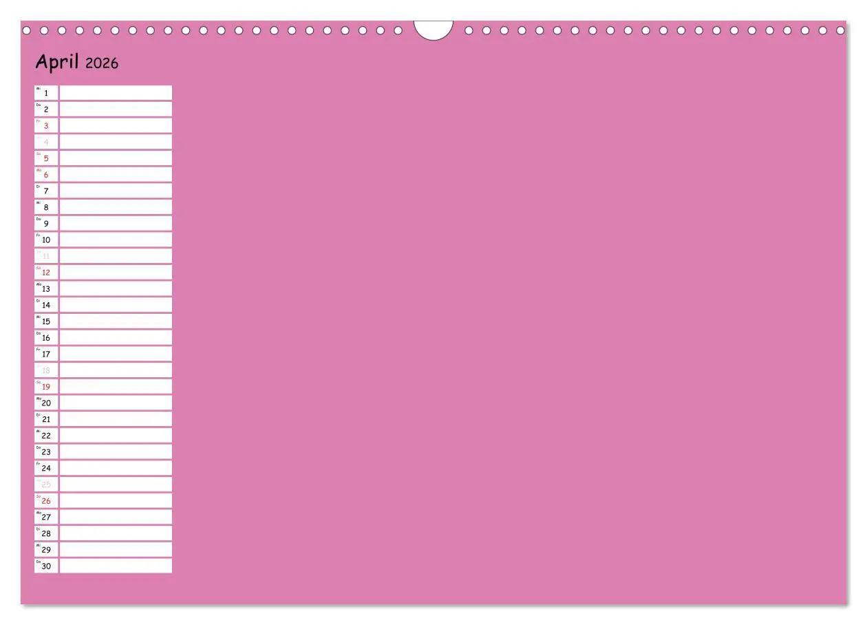 Bild: 9783516012736 | Bunter Bastelkalender (Wandkalender 2026 DIN A3 quer), CALVENDO...