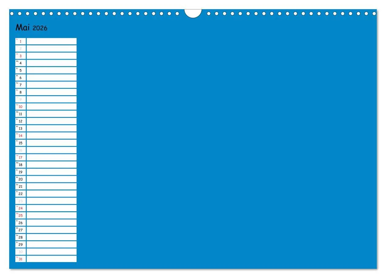 Bild: 9783516012736 | Bunter Bastelkalender (Wandkalender 2026 DIN A3 quer), CALVENDO...