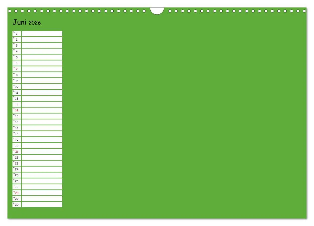 Bild: 9783516012736 | Bunter Bastelkalender (Wandkalender 2026 DIN A3 quer), CALVENDO...