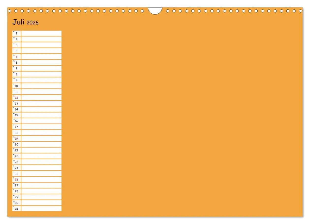 Bild: 9783516012736 | Bunter Bastelkalender (Wandkalender 2026 DIN A3 quer), CALVENDO...