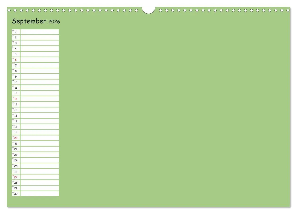 Bild: 9783516012736 | Bunter Bastelkalender (Wandkalender 2026 DIN A3 quer), CALVENDO...