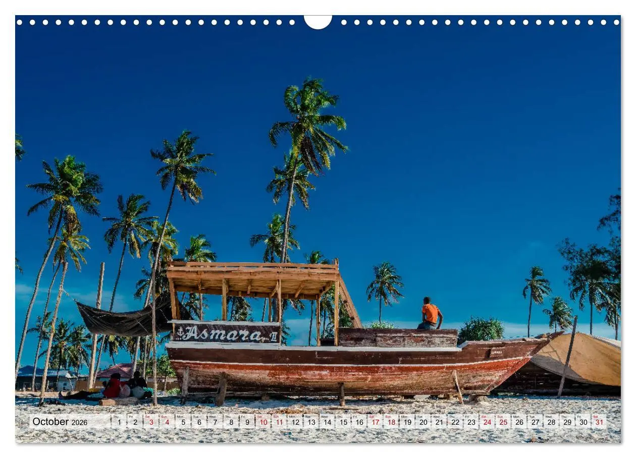 Bild: 9783516562736 | Welcome to Zanzibar (Wall Calendar 2026 DIN A3 landscape), CALVENDO...