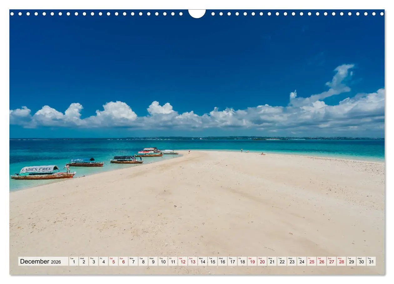 Bild: 9783516562736 | Welcome to Zanzibar (Wall Calendar 2026 DIN A3 landscape), CALVENDO...