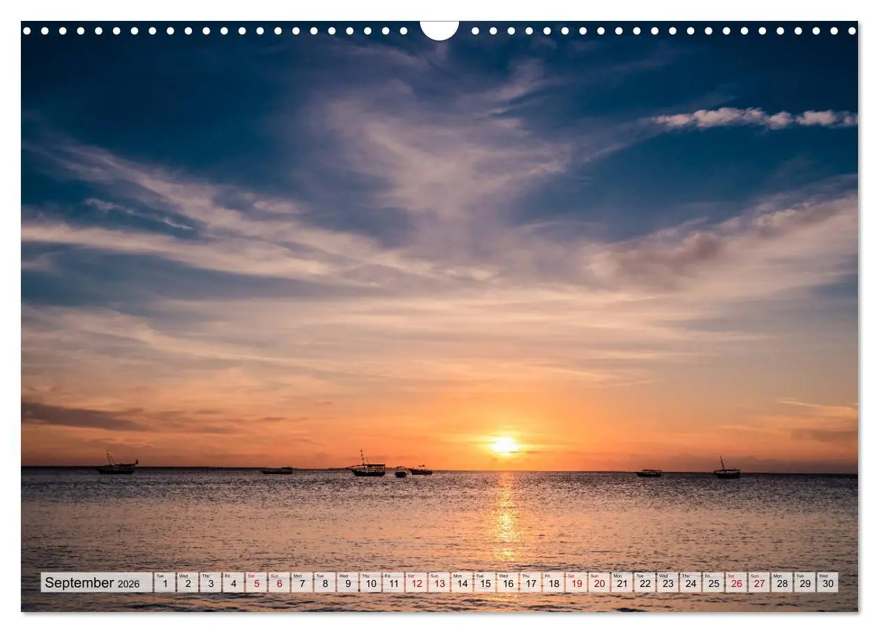Bild: 9783516562736 | Welcome to Zanzibar (Wall Calendar 2026 DIN A3 landscape), CALVENDO...