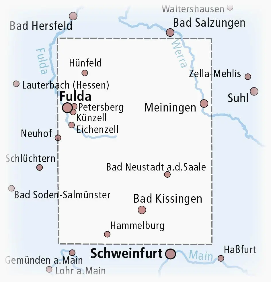 Bild: 9783747302736 | Rhön 1:100 000 | (Land-)Karte | Radkarte | Deutsch | 2018