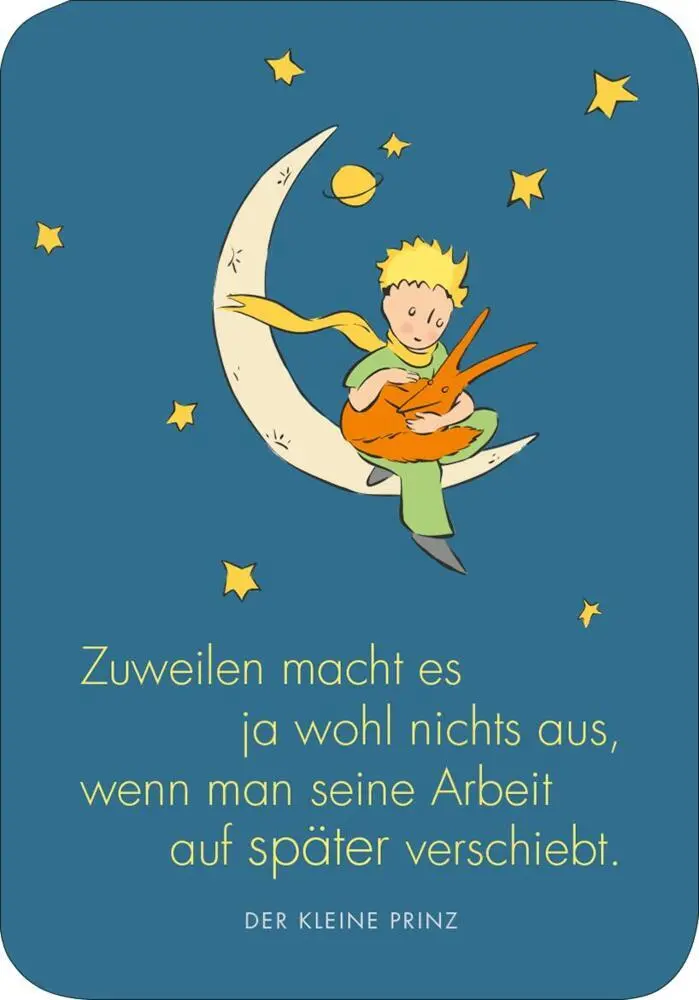 Autor: 9783845862736 | Der Kleine Prinz. 50 Glückskärtchen für jeden Tag | Saint-Exupéry