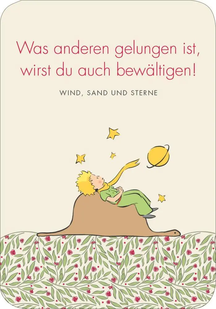Bild: 9783845862736 | Der Kleine Prinz. 50 Glückskärtchen für jeden Tag | Saint-Exupéry