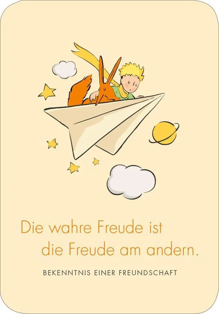 Bild: 9783845862736 | Der Kleine Prinz. 50 Glückskärtchen für jeden Tag | Saint-Exupéry