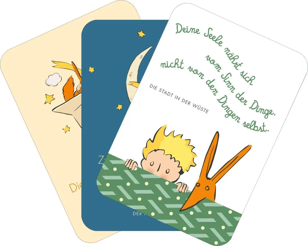 Bild: 9783845862736 | Der Kleine Prinz. 50 Glückskärtchen für jeden Tag | Saint-Exupéry