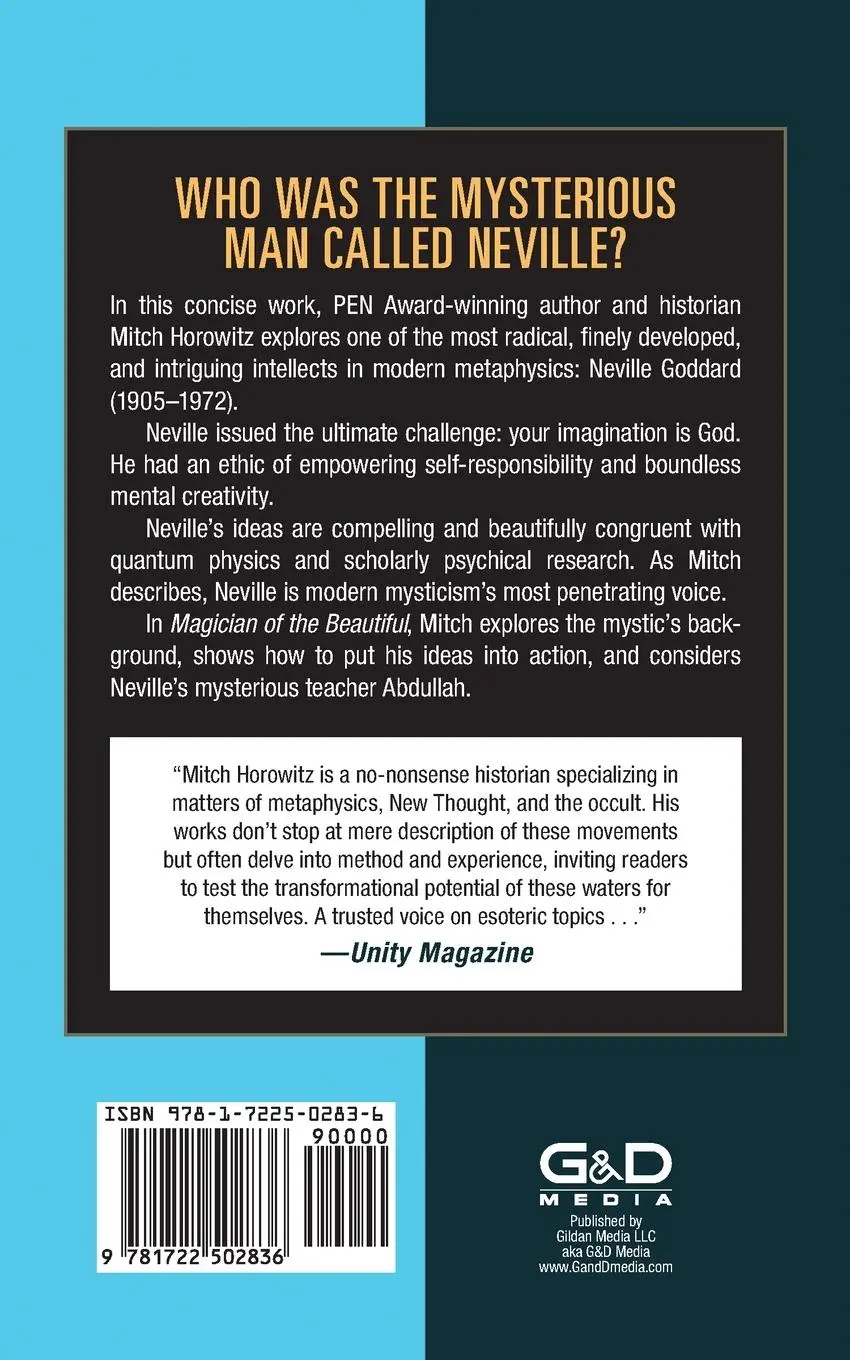 Rückseite: 9781722502836 | Magician of the Beautiful | An Introduction to Neville Goddard | Buch