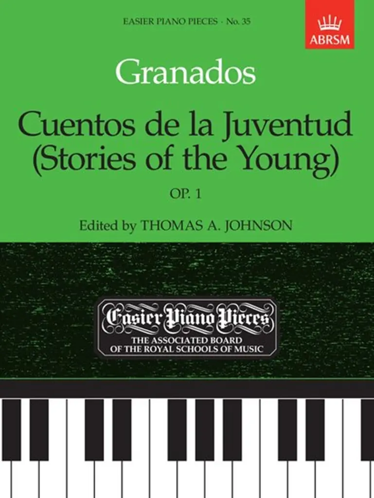 Cover: 9781854722836 | Cuentos de la Juventud (Stories of the Young) | Easier Piano Pieces 35