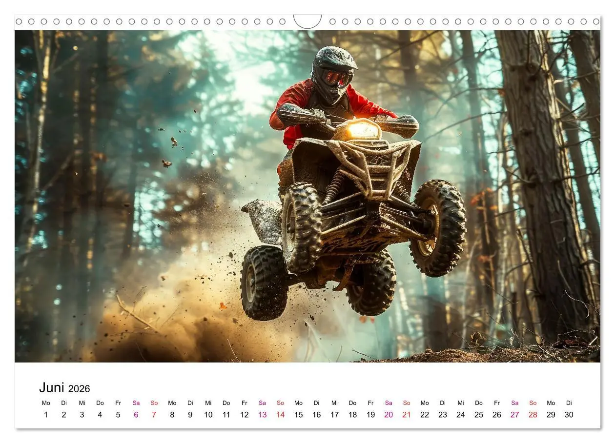 Bild: 9783457392836 | Quad Erlebnisse (Wandkalender 2026 DIN A3 quer), CALVENDO...