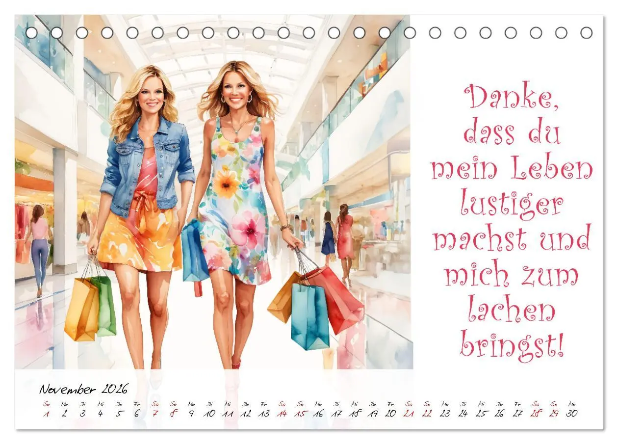 Bild: 9783457462836 | Beste Freundinnen (Tischkalender 2026 DIN A5 quer), CALVENDO...