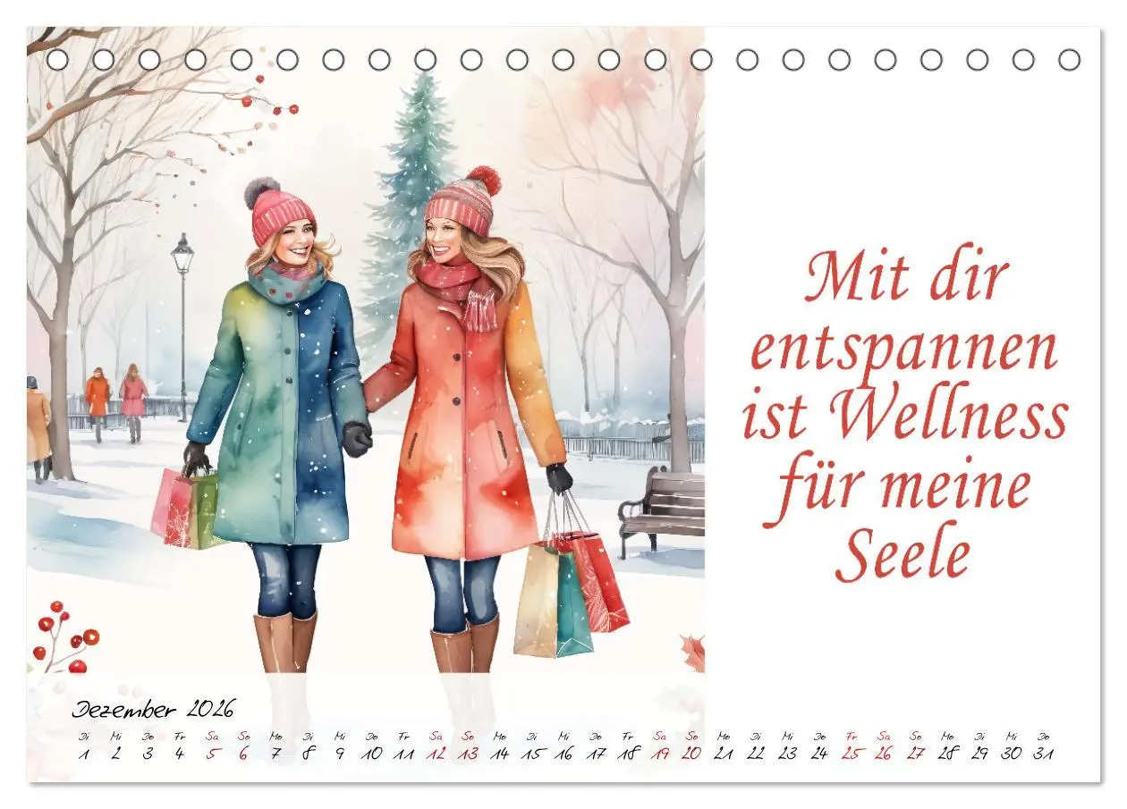Bild: 9783457462836 | Beste Freundinnen (Tischkalender 2026 DIN A5 quer), CALVENDO...
