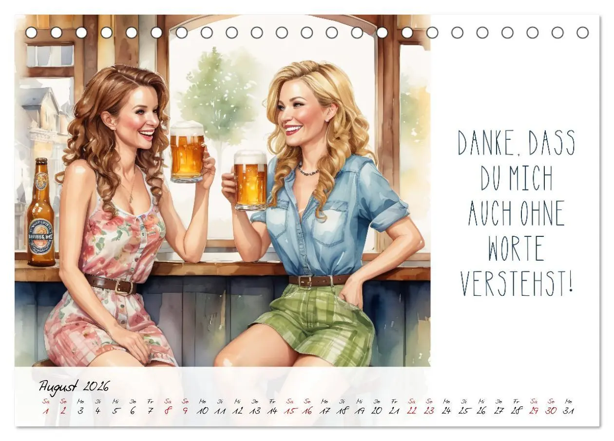 Bild: 9783457462836 | Beste Freundinnen (Tischkalender 2026 DIN A5 quer), CALVENDO...