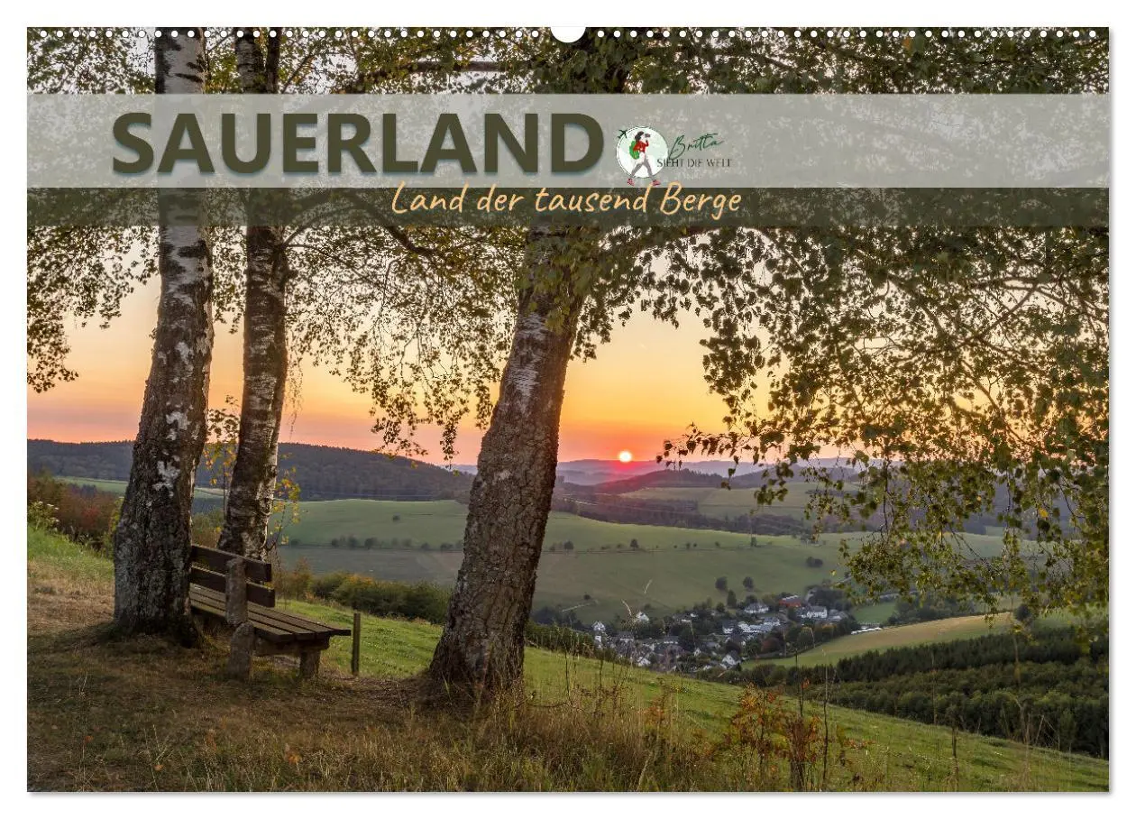 Cover: 9783457912836 | Sauerland - Land der tausend Berge (Wandkalender 2026 DIN A2 quer),...