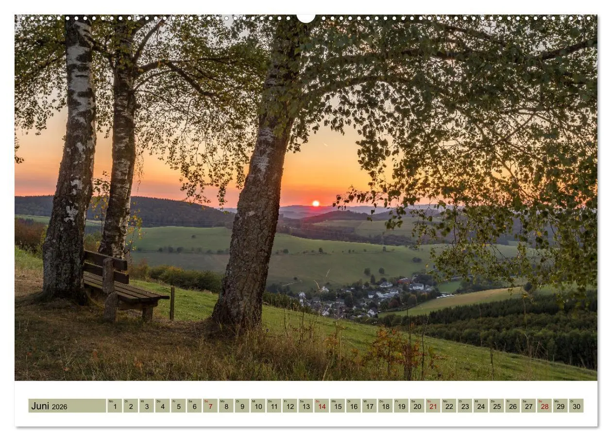 Bild: 9783457912836 | Sauerland - Land der tausend Berge (Wandkalender 2026 DIN A2 quer),...