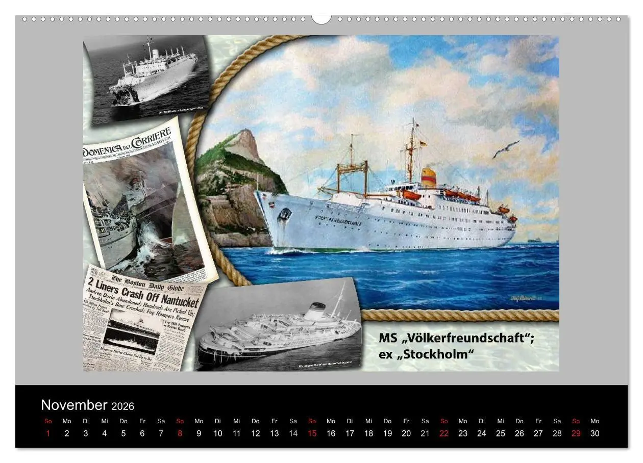 Bild: 9783516172836 | Schiffe im Spiegel ihrer Zeit (hochwertiger Premium Wandkalender...