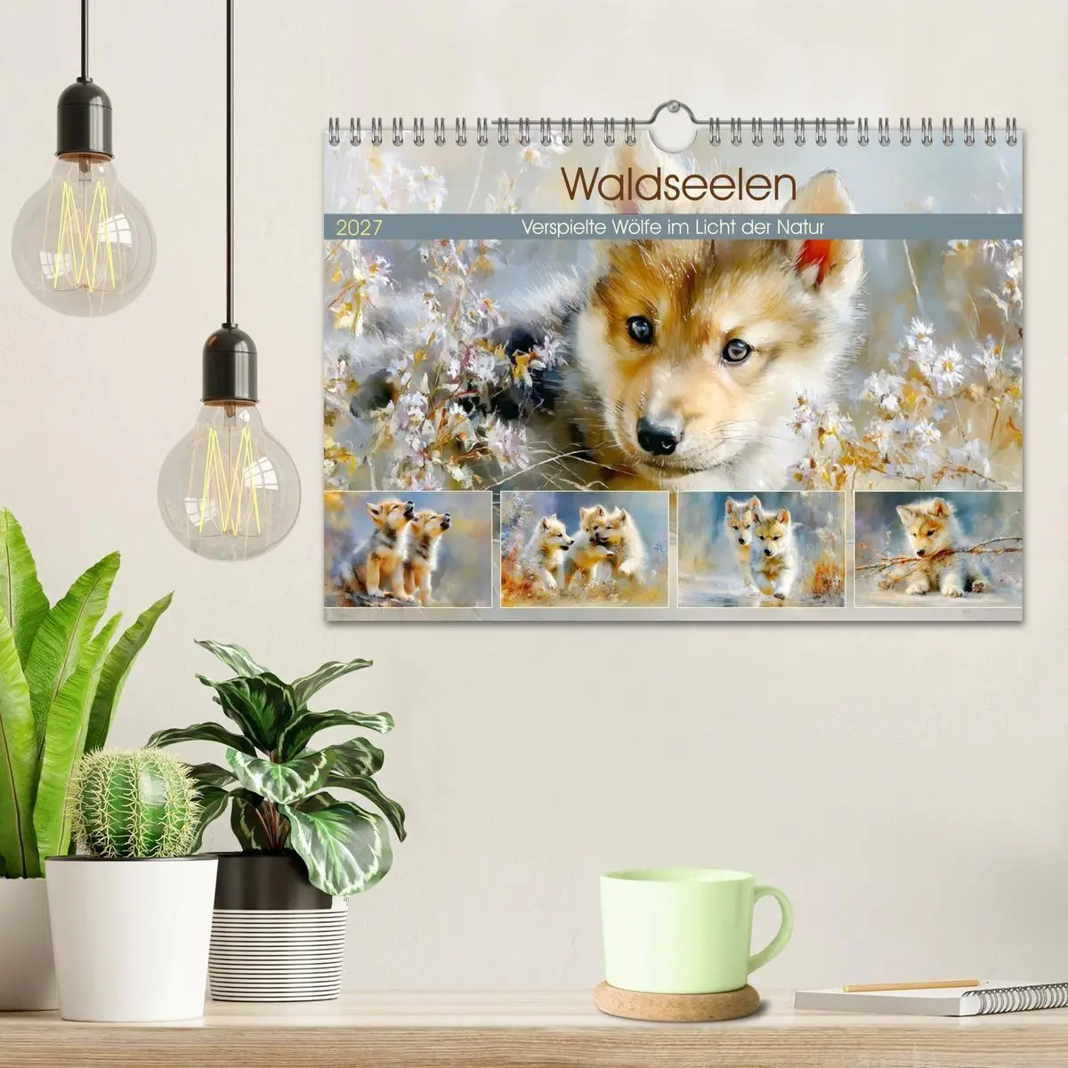 Bild: 9783516792836 | Waldseelen. Verspielte Wölfe im Licht der Natur (Wandkalender 2027...