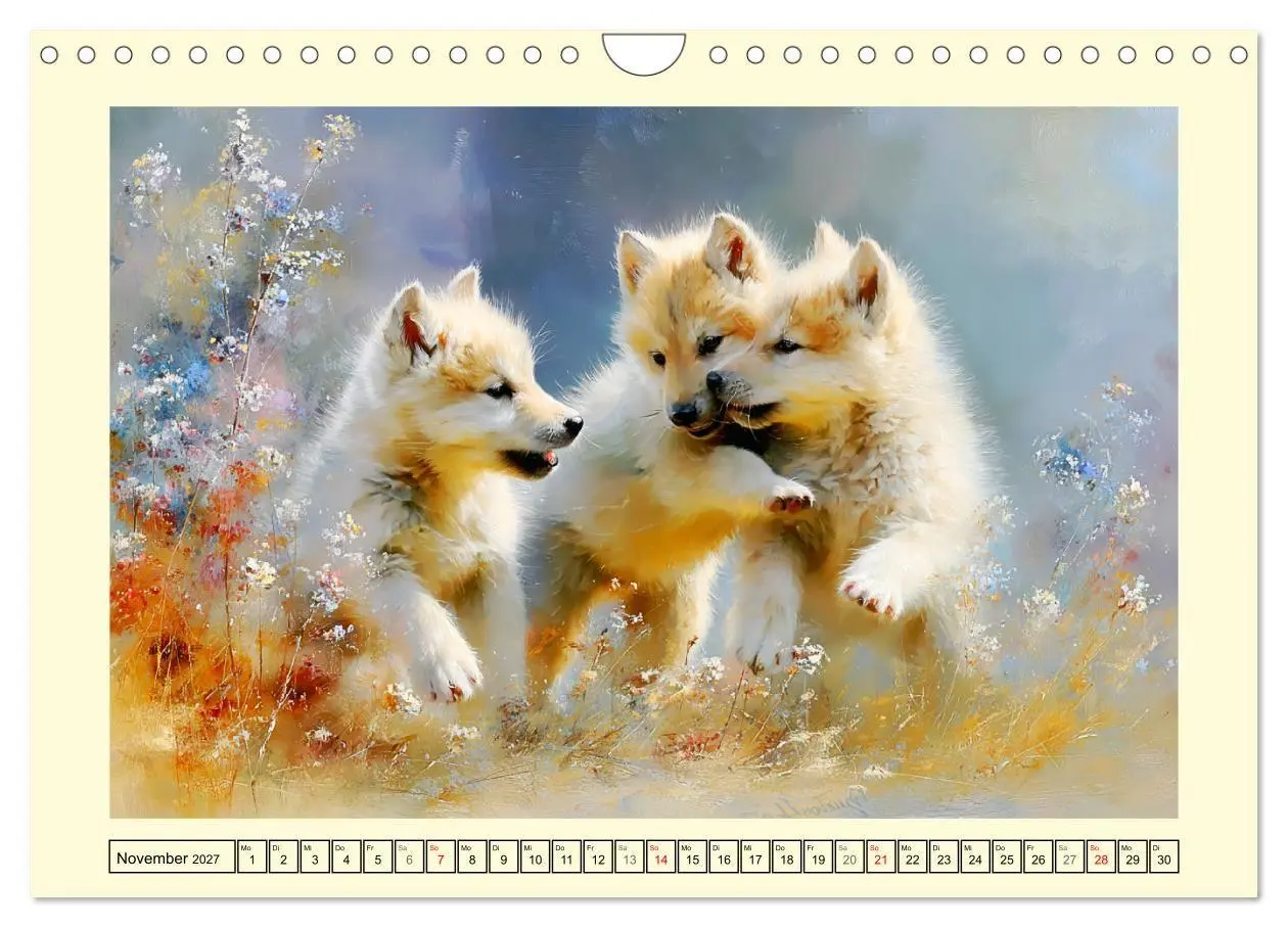 Bild: 9783516792836 | Waldseelen. Verspielte Wölfe im Licht der Natur (Wandkalender 2027...