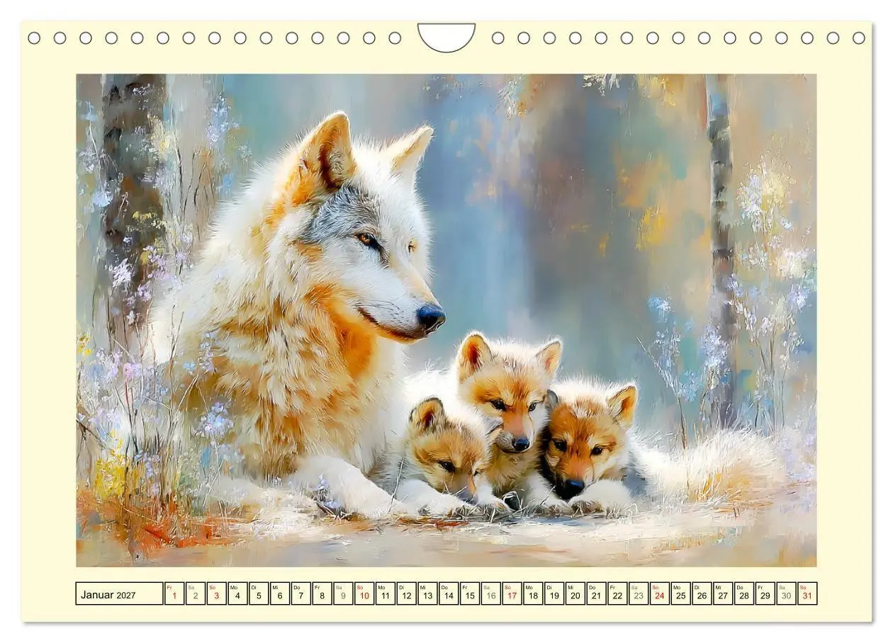 Bild: 9783516792836 | Waldseelen. Verspielte Wölfe im Licht der Natur (Wandkalender 2027...