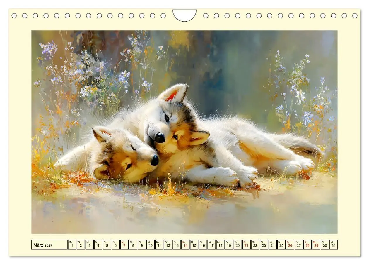 Bild: 9783516792836 | Waldseelen. Verspielte Wölfe im Licht der Natur (Wandkalender 2027...