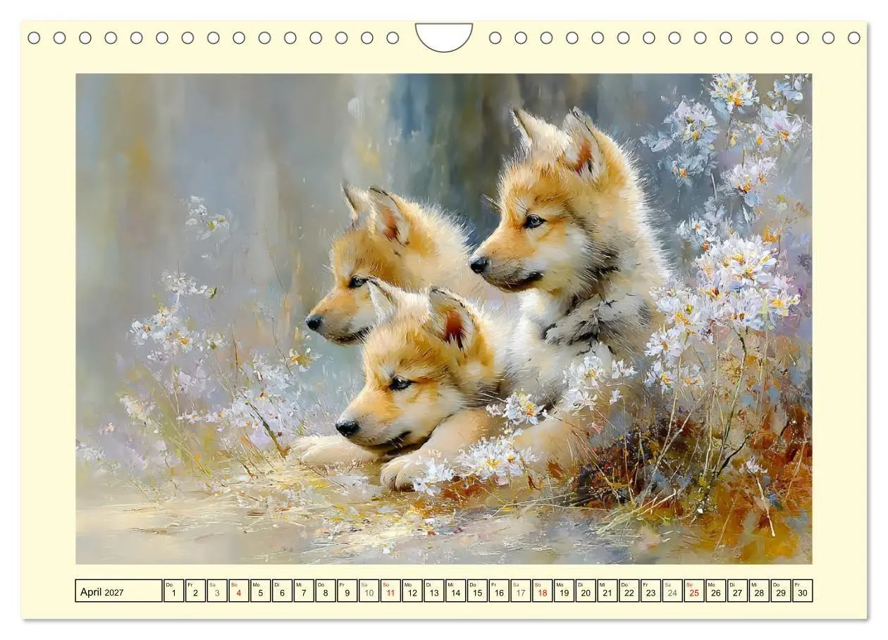 Bild: 9783516792836 | Waldseelen. Verspielte Wölfe im Licht der Natur (Wandkalender 2027...