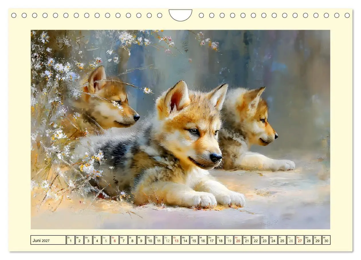 Bild: 9783516792836 | Waldseelen. Verspielte Wölfe im Licht der Natur (Wandkalender 2027...