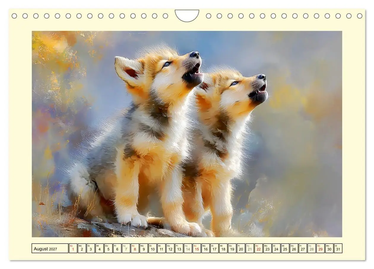 Bild: 9783516792836 | Waldseelen. Verspielte Wölfe im Licht der Natur (Wandkalender 2027...