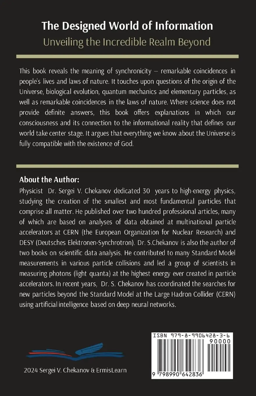 Rückseite: 9798990642836 | The Designed World of Information | Sergei V. Chekanov | Taschenbuch