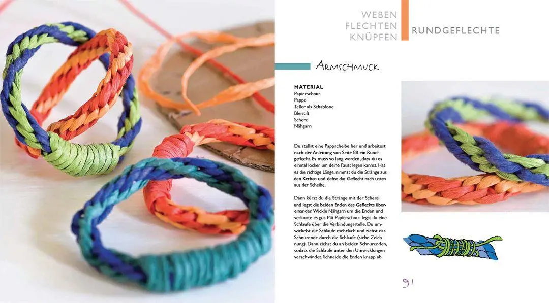 Bild: 9783258602936 | Kinder-Werkstatt Sticken, Nähen, Weben | Eva Hauck (u. a.) | Buch