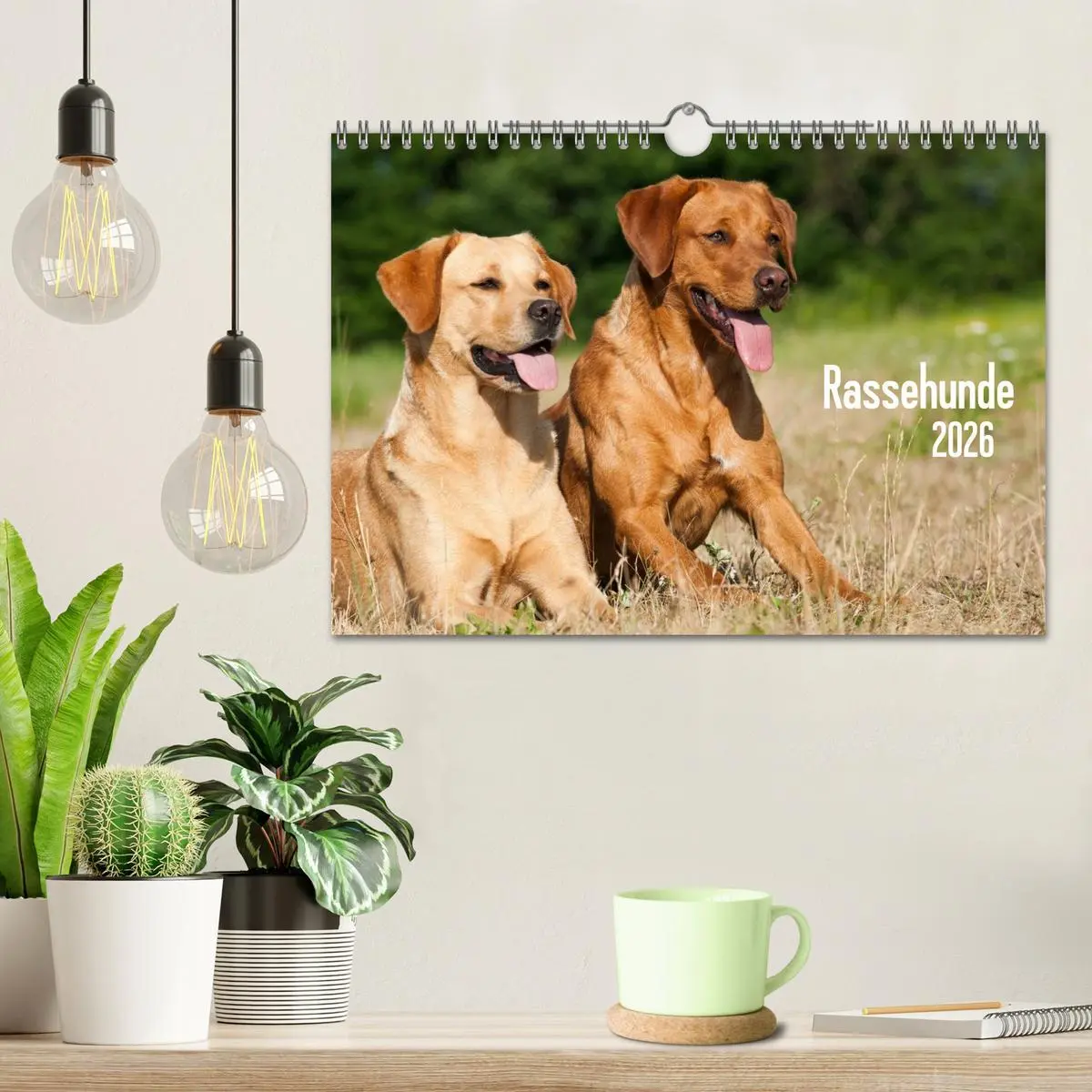 Bild: 9783516162936 | Rassehunde (Wandkalender 2026 DIN A4 quer), CALVENDO Monatskalender
