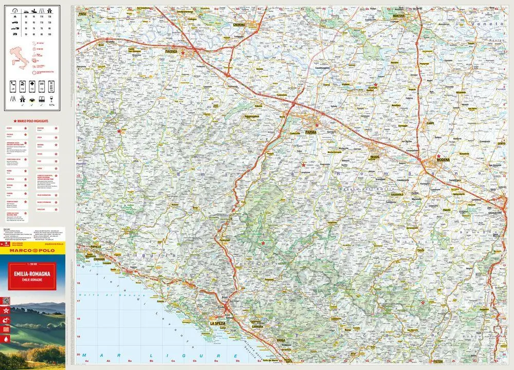 Bild: 9783575022936 | MARCO POLO Reisekarte Italien 06 Emilia Romagna 1:200.000 | Deutsch