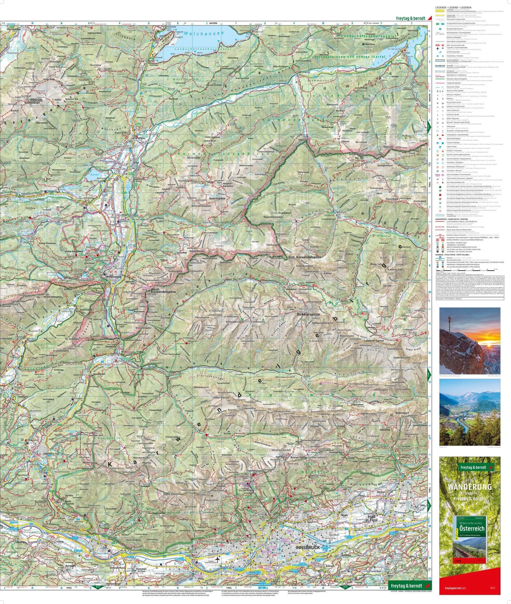 Bild: 9783707922936 | freytag &amp; berndt Wanderkarte WK 322 Wetterstein - Karwendel,...