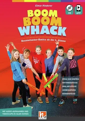 Cover: 9783990692936 | Boom Boom Whack,inkl. Audio-CD + App | Elmar Rinderer | Buch | 64 S.