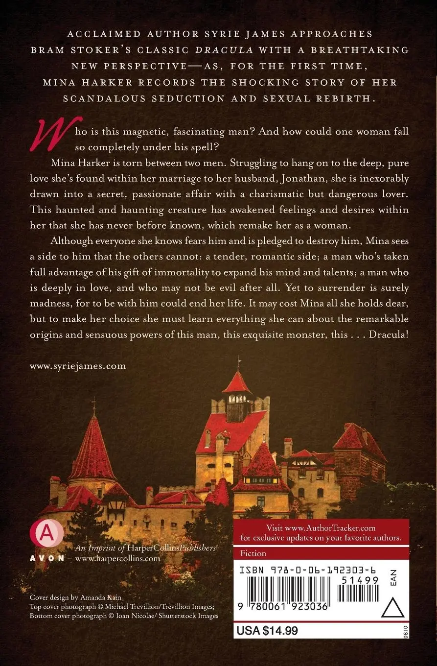 Rückseite: 9780061923036 | Dracula, My Love | The Secret Journals of Mina Harker | Syrie James
