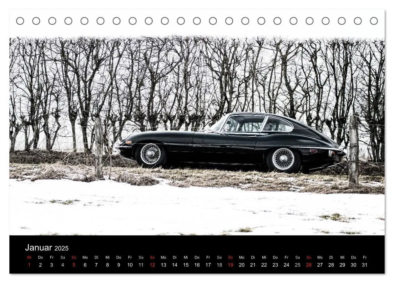 Bild: 9783435563036 | Jaguar E-Type 2025 (Tischkalender 2025 DIN A5 quer), CALVENDO...