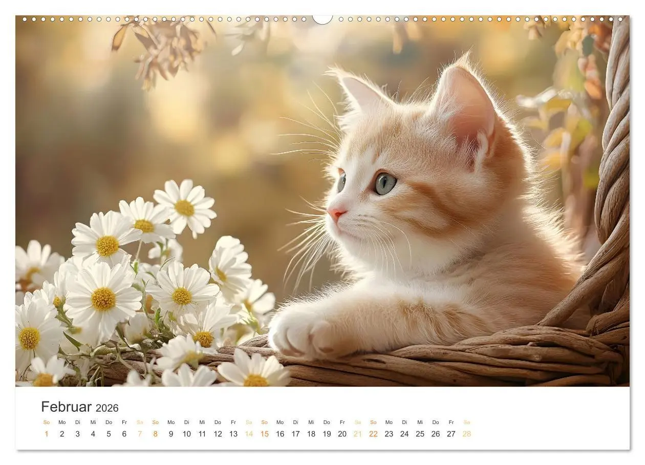 Bild: 9783457343036 | Katzen - sanfte Schönheiten (Wandkalender 2026 DIN A2 quer),...