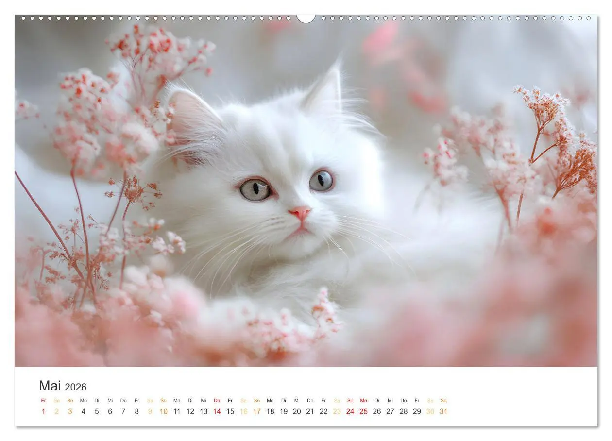 Bild: 9783457343036 | Katzen - sanfte Schönheiten (Wandkalender 2026 DIN A2 quer),...