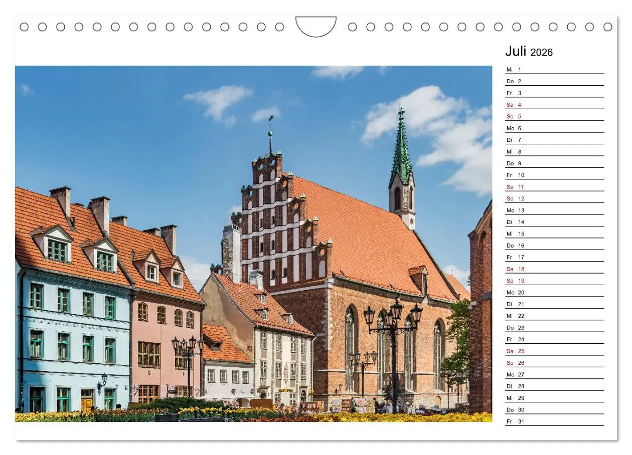 Bild: 9783457893036 | Ein Wochenende in Riga (Wandkalender 2026 DIN A4 quer), CALVENDO...